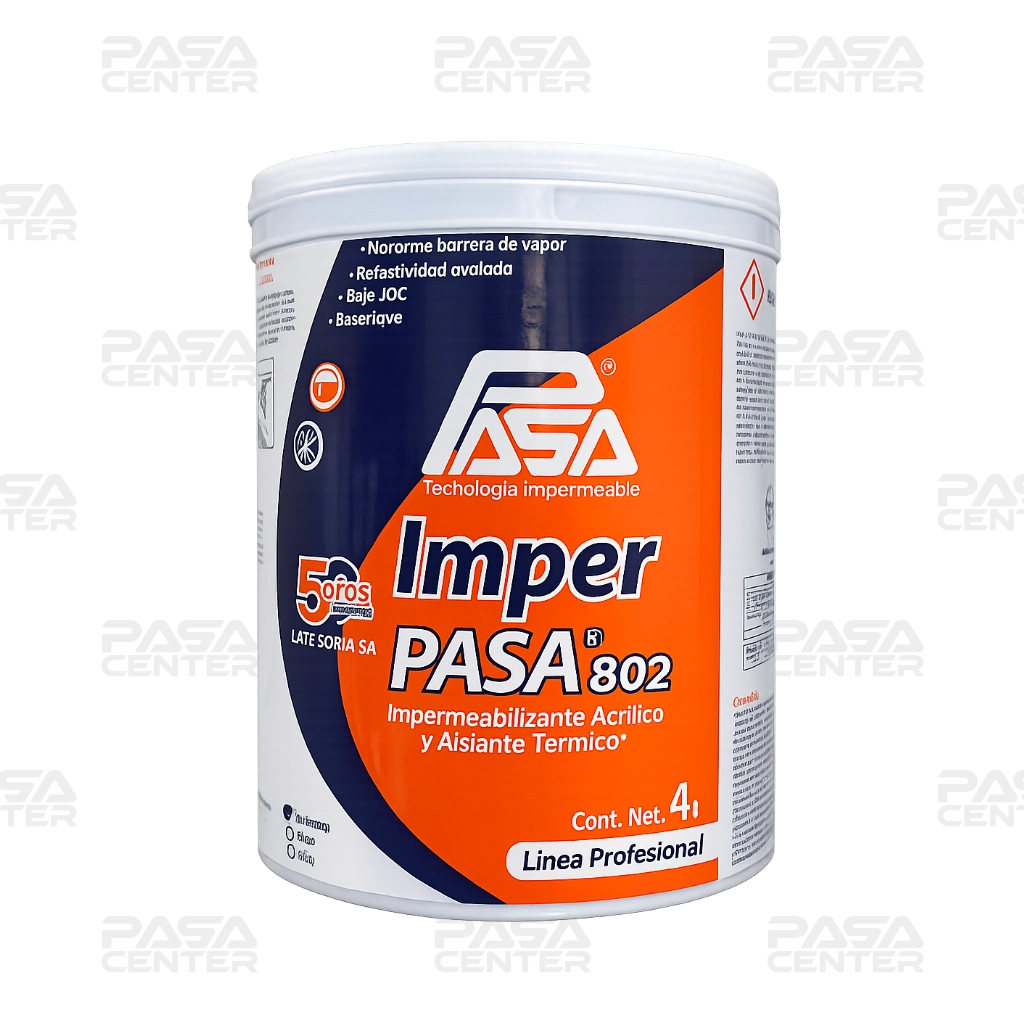 [33500] IMPER PASA 802 5 AÑOS ROJO 4L