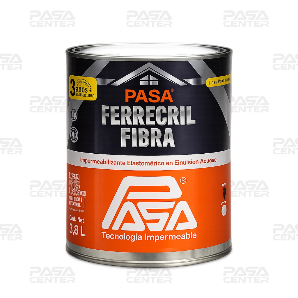Ferrecril Fibratado 3 Años Rojo 3.8L