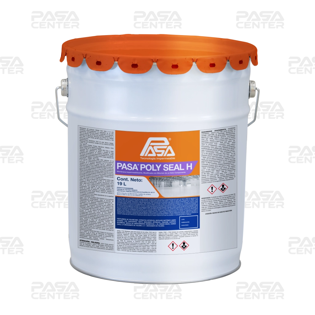 [25475] PASA POLY SEAL H Negro 19L