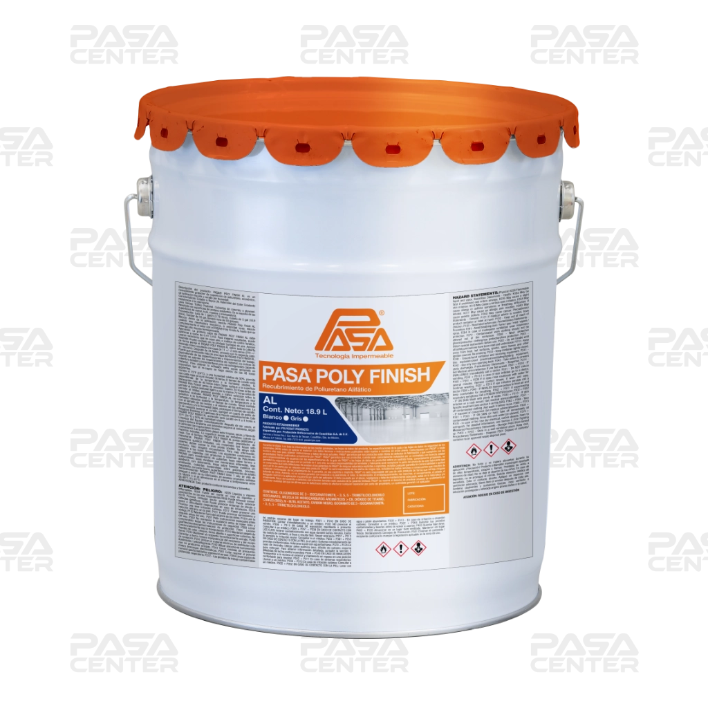 [46293] PASA POLY FINISH AL Gris 19L