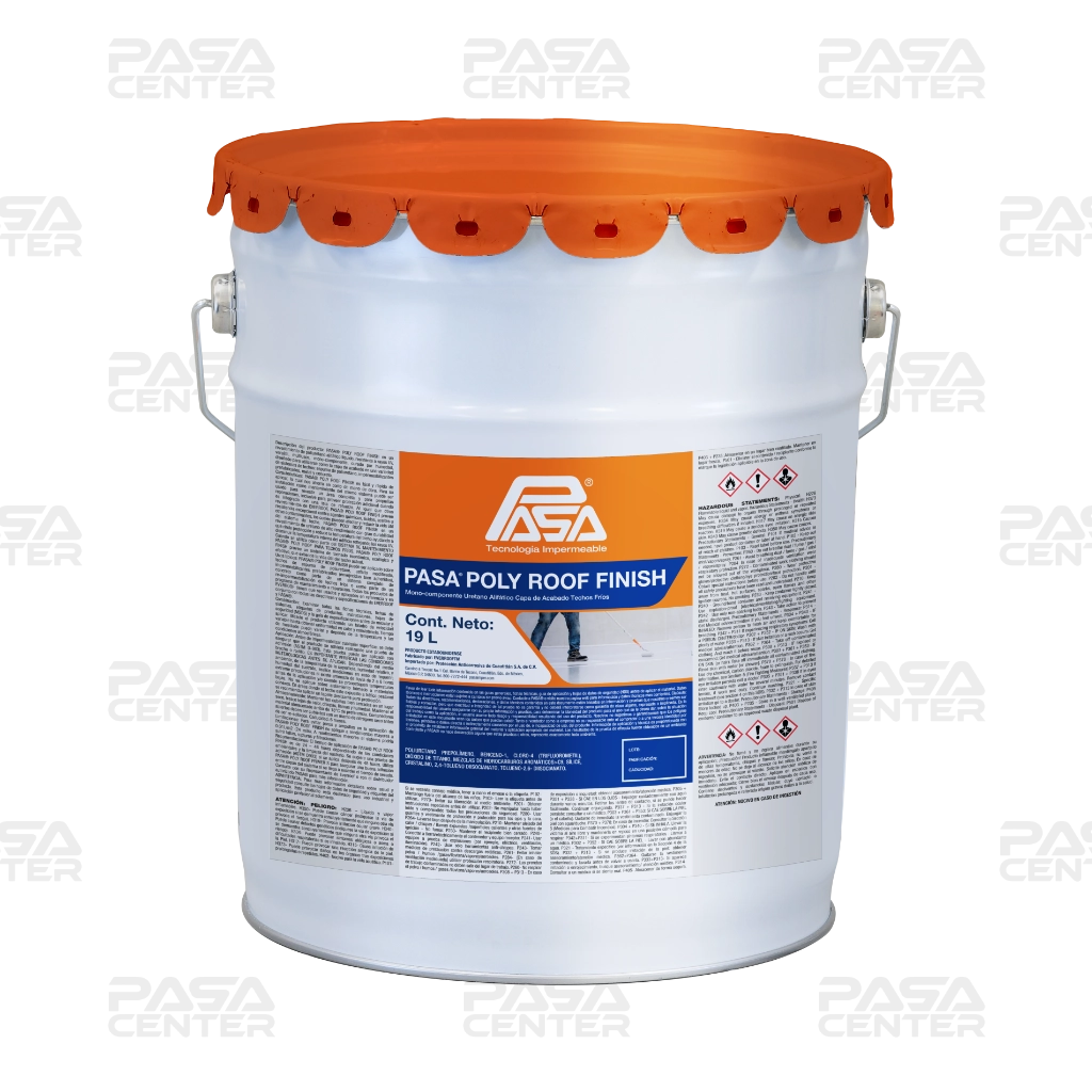 [49772] PASA POLY ROOF FINISH Blanco 19L