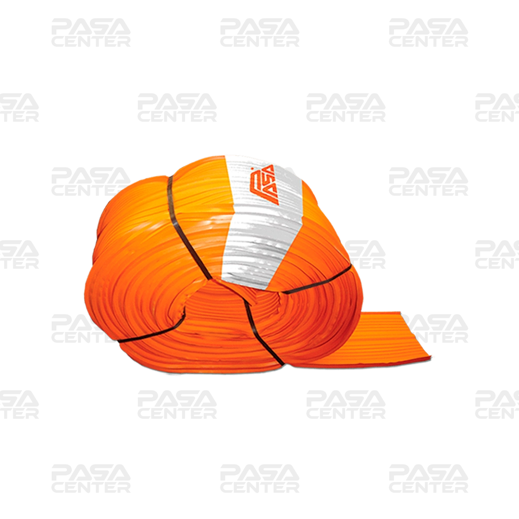 [13100] PASA Banda PVC 100mm Naranja 25m
