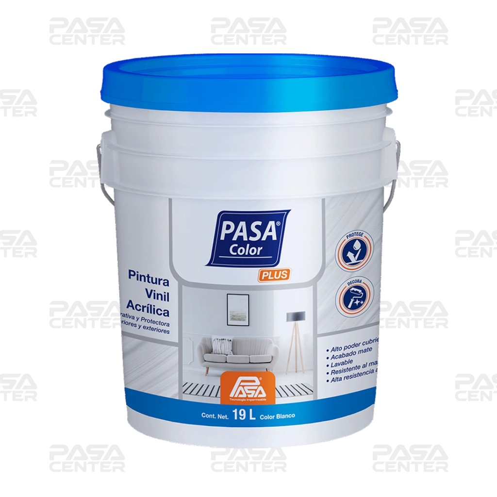 [94377200001] PASA Color Plus Blanco 19L