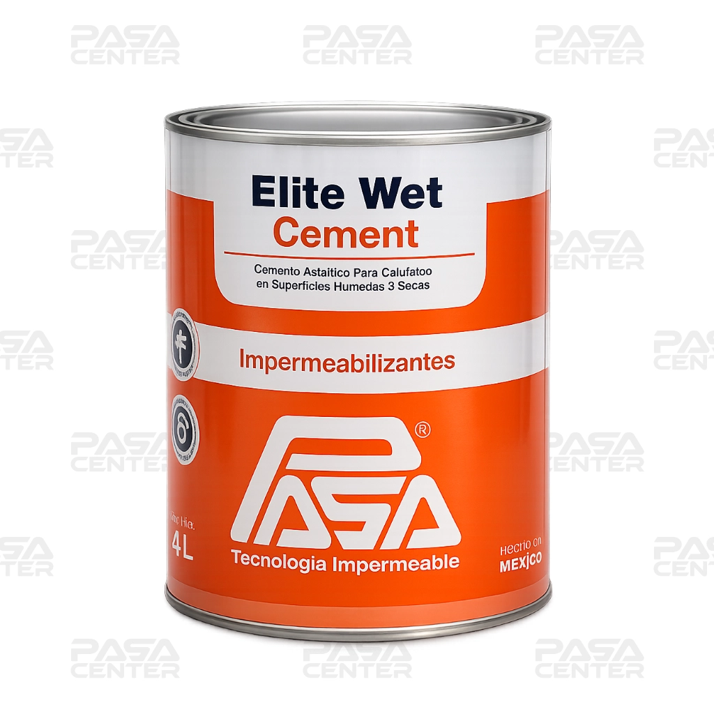 Elite Wet Cement Negro 4L